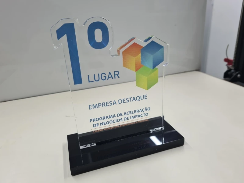 Troféu personalizado acrílico preço